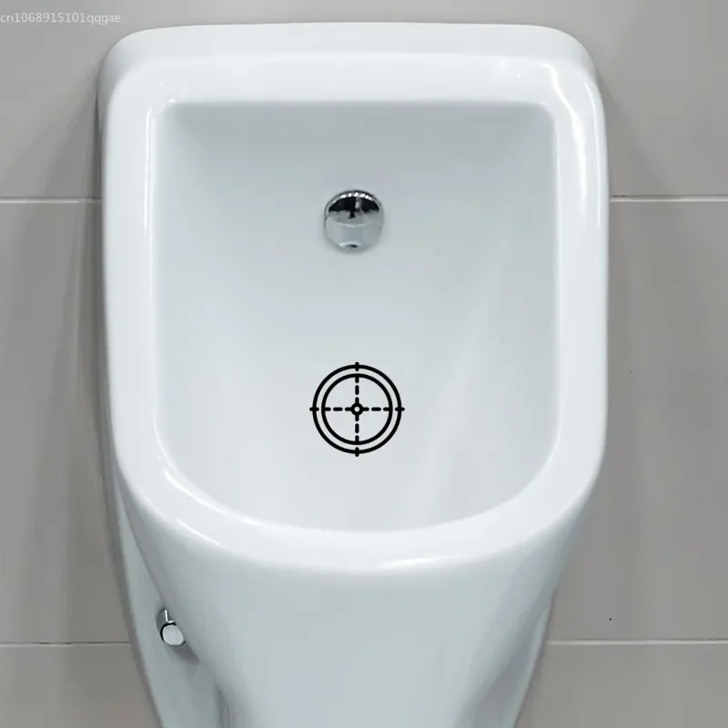 Креативные наклейки на унитаз с надписью Hit The Target 10 см украшение для дома