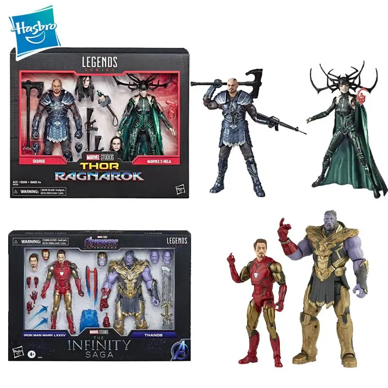 

Hasbro Marvel Legends Series THOR RAGNAROK SKURGE AND MARVEL S HELA COLLECTIBLE ACTION FIGURE Iron Man Mark 85 & Thanos