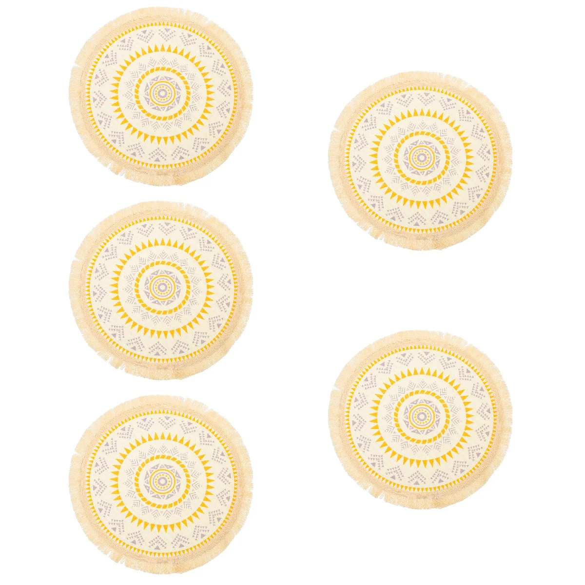 

5x Multi-function Decorative Home Accessory Decorative Table Mat Dining Mat Place Mat for Dinner Table Home