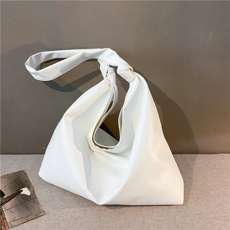 

2023 New Leather Totes Bags Women Casual Wild Ladies Hobos Handbags Large Capacity Shoulder Girls Simple Female Messenger Bag