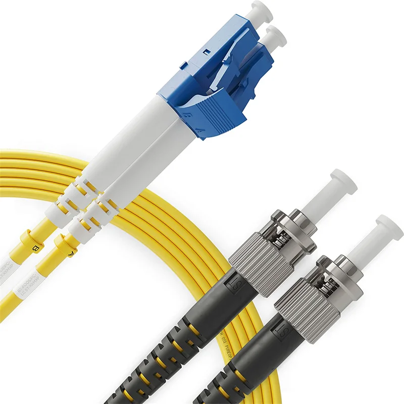 LC to ST Fiber Patch Cable Single Mode Duplex