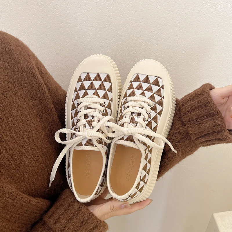 

2022 Platform Casual Women Sneakers Shoes Spring Flats Sport Women Shoes Fashion Daily Travel Walking Vulcanized Shoes Mujer