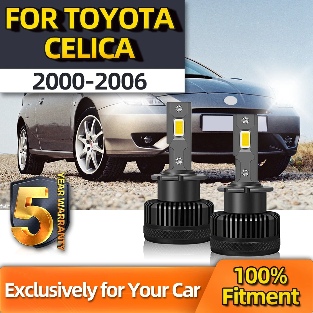

TEENRAM LED 30000Lm D2S Headlight Car Anti Light Headlamp Bulb 2PCS For Toyota Celica 2000 2001 2002 2003 2004 2005 2006