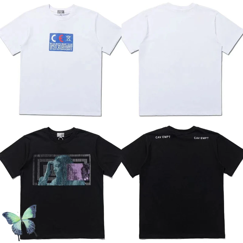

Simple Cav Empt T-shirt 2022 Original Tag Men Women Cavempt Top Tee