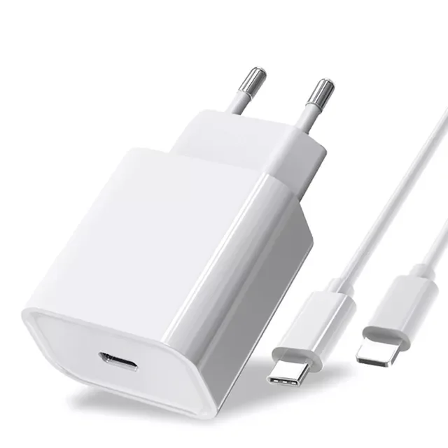 

2022 Trend For Apple iPhone 13 12 11 Pro Max Mini X XS XR iPad USB C To Type C Adapter Phone Charge Cable 20W Fast Charger