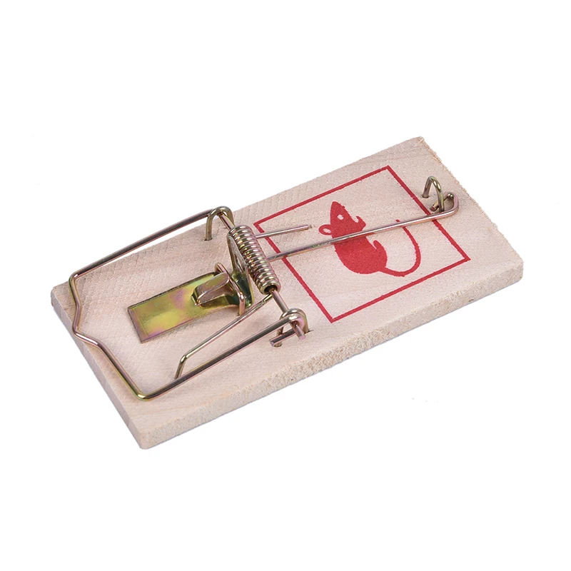 

1PCS Reusable Wooden Mice Mouse Traps Bait Mice Home Garden Supplies Mouse Killer Pest Control Mousetraps от крыс и мышей Traps