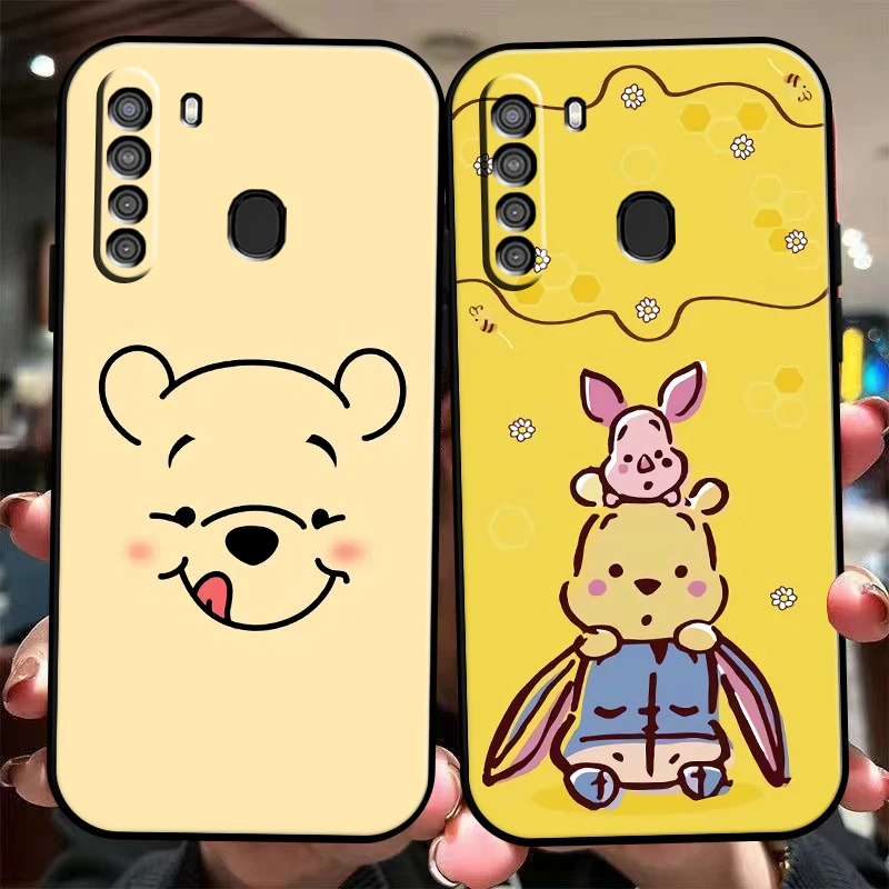 

Disney Winnie The Pooh Phone Case For Samsung Galaxy A01 A02 A10 A10S A31 A22 A20 4G 5G Back Soft Coque Funda Silicone Cover