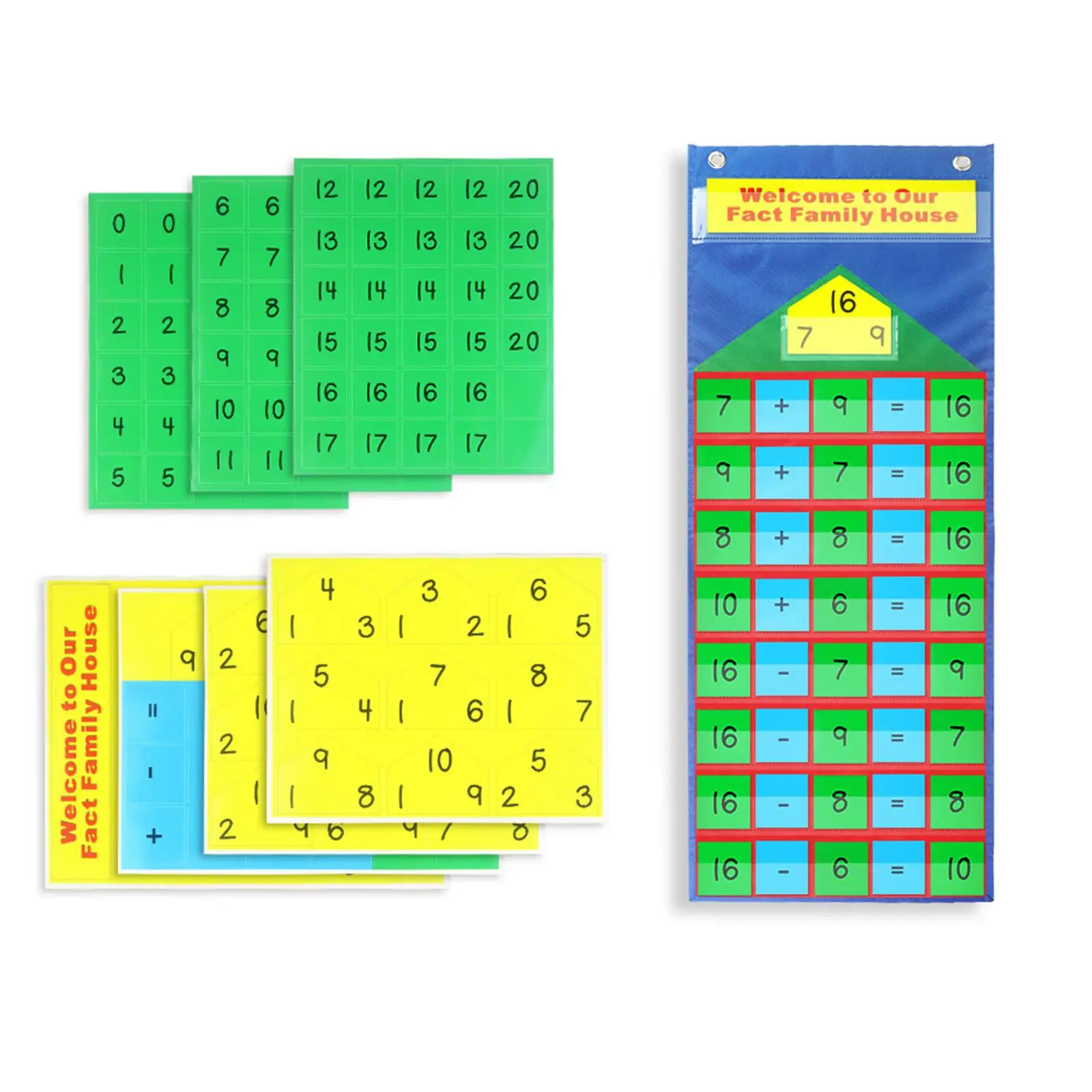 

Math Calendar Educational Pocket Chart Addition Subtraction Learning for Preschool All About Number Activities Elementary Home