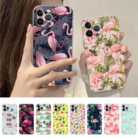 animal flamingo cute phone case for iphone 14 11 12 13 mini pro xs max cover 6 7 8 plus x xr se 2020 funda shell