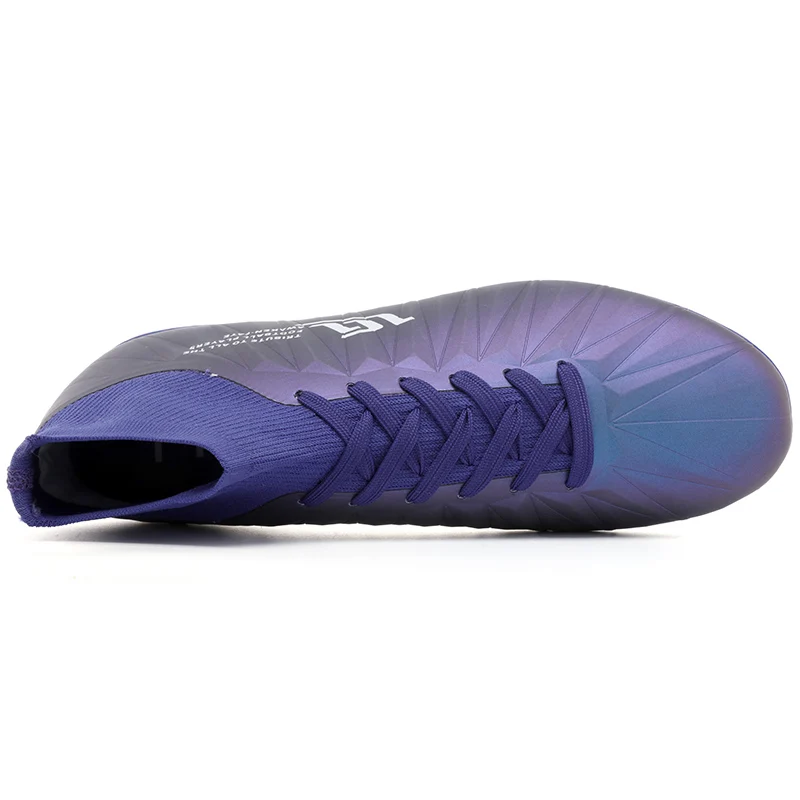 Soccer Shoes Spring New High Elastic Flying Long spike Broken Nail Outdoor Sports Training Rapid Rotation Cushioning 36-46