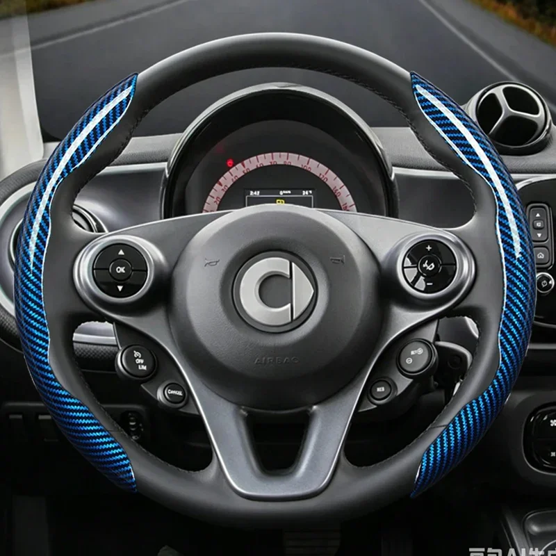 Фото Чехол на руль Smart, подходит для Fortwo 451 450, Tronsmart T7 453, Gauge Gbd2 1 3, Forfour Roadster Electric №2