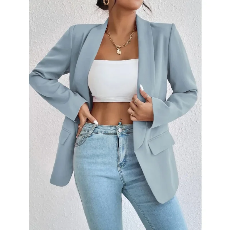 Рисунок 4 - Женский однотонный костюм-поло с длинным рукавом