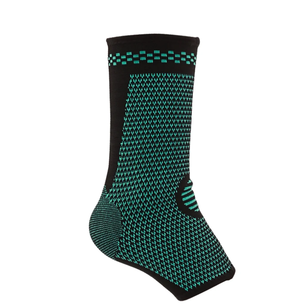 

2 Pieces Ankle Brace Non-slip Sports Socks Compression Basketball Comfortable Recovery Gym Foot Support Protector S