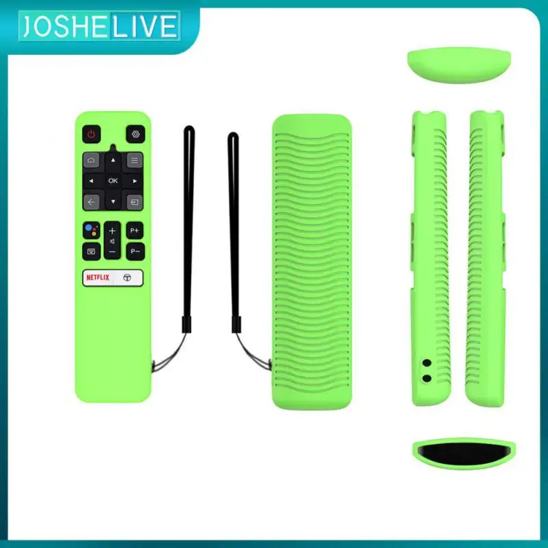

Dustproof Silicone Remote Control Cover Smart Accessories Rc802v Fmr1 Fnr1 Voice Tv For Tcl Rc802v Protective Cover
