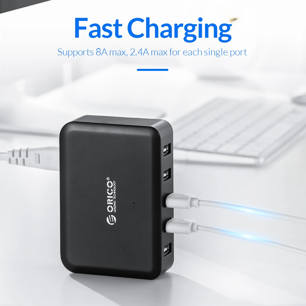 Зарядная док-станция ORICO с несколькими USB-портами настольное зарядное устройство