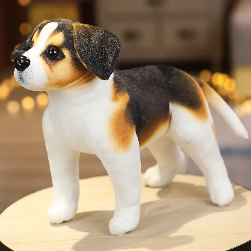 

new plush beagle dog toy stuffed standing dog doll kids’ birthday gift about 30cm