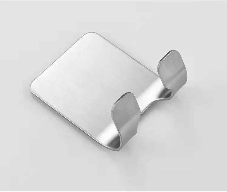 

Robe Hook Wall Towel Hook Stainless Steel Coat Hook Rustproof Strong sticky Hook Hanger for Bathroom Kitchen Hardware