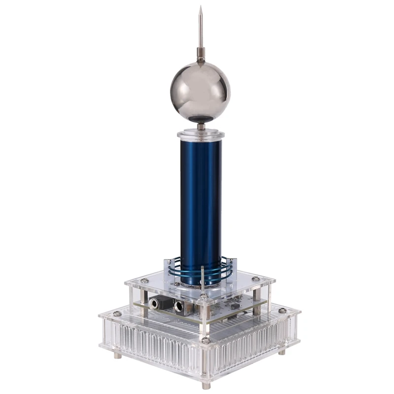 

For Tesla Coil Music Ion Windmill Wreath Wireless Transmission Station US Plug
