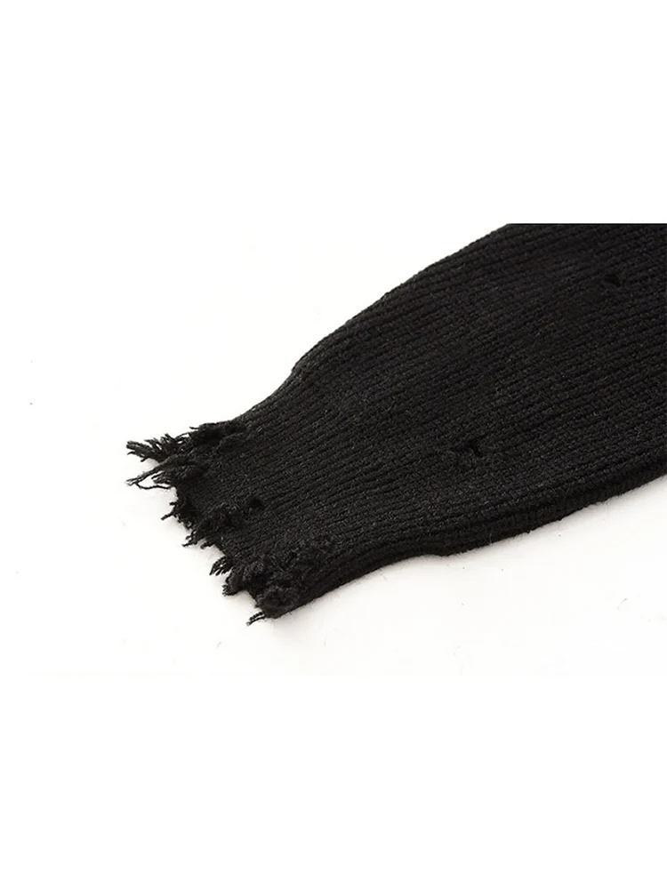 Женский винтажный свитер необычный Повседневный зимний свободный женский