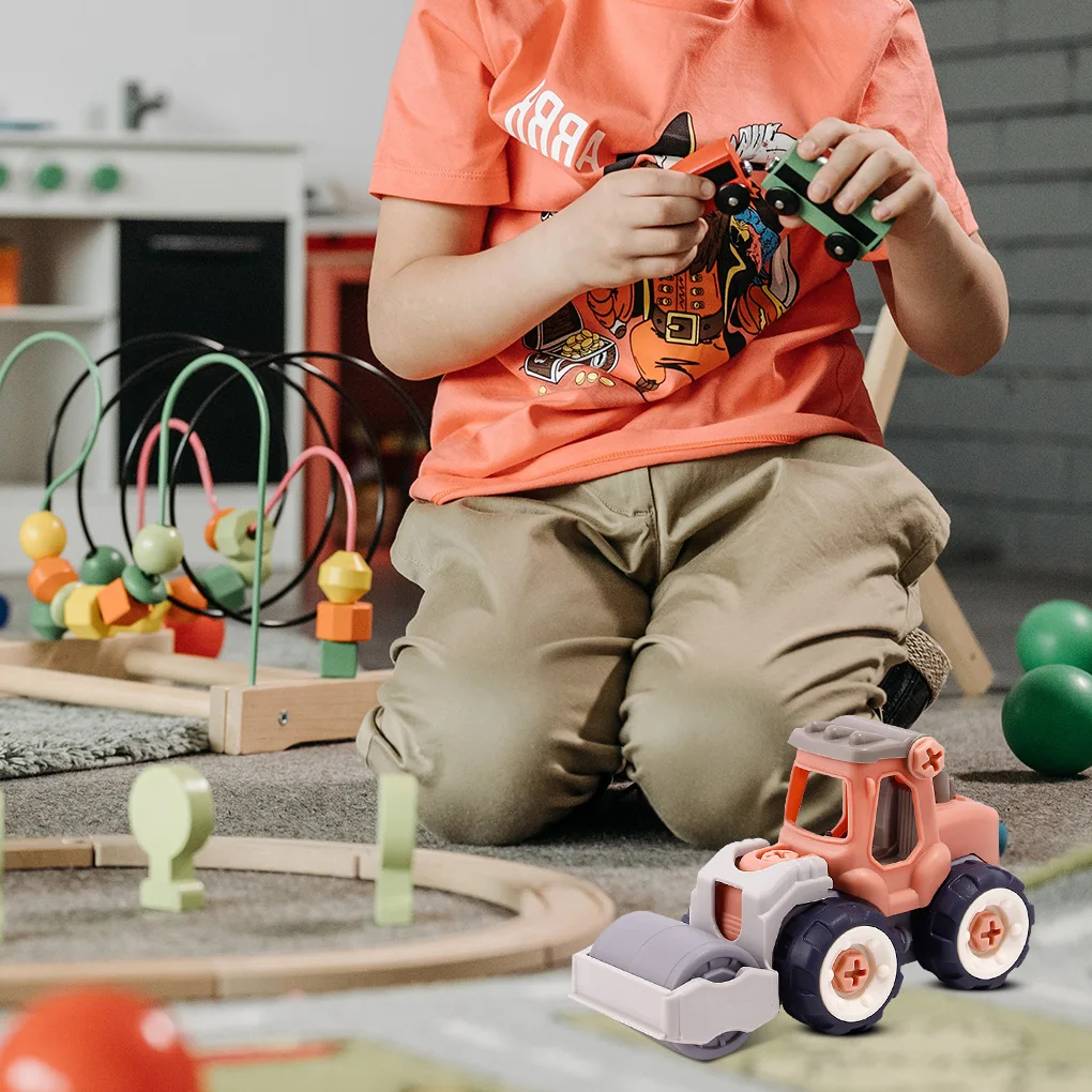 

Детские инженерные транспортные средства, съемная игрушка, пластиковая модель, портативный автомобиль для мальчиков, детский подарок, доро...