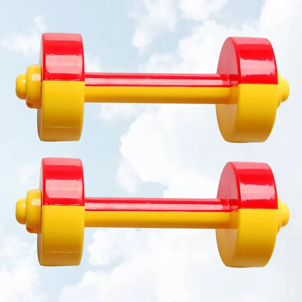 

1 Pair Dumbbell Weights Wooden Dumbbell Kids Dumbbell Early Educational Toys for Children Beginner Gym Sports
