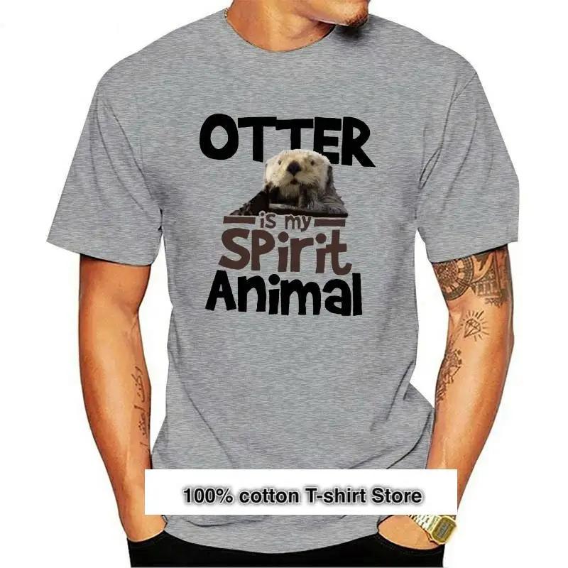 

Camiseta de Otter Is My Spirit для мужчин и женщин, camiseta de Animal, top