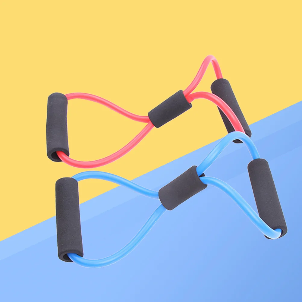 

2 PCS Yoga Elastic Band Elastic Band Workout Gym Bands Figure 8 Shape Workout Bands Developer Fitness Equipment