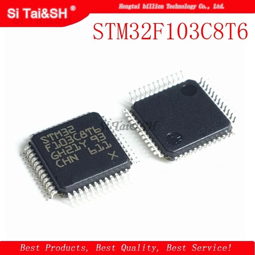 

1 шт. STM32F103C8T6 STM32F103RFT6 STM32F103RGT6 STM32F105RBT6 STM32F105RCT6 STM32F103CBT6 QFP Новый и оригинальный IC