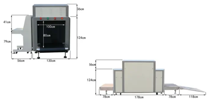 Мини-портативный рентгеновский аппарат Scan Tunnel оборудование для обеспечения