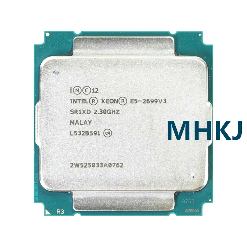 Intel-procesador Xeon E5-2699 v3 E5 2699v3 E5 2699 v3 2,3 GHz, 18 núcleos, 36 hilos, 30MB, 145W, CPU LGA 2011-3