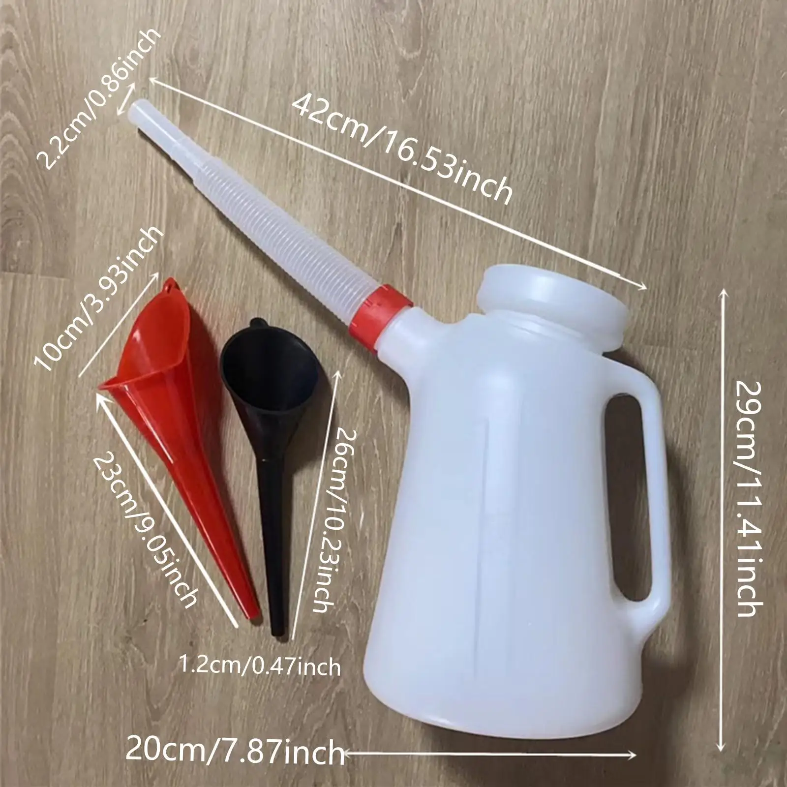 Мерный кувшин для масла герметичный 5 л контейнер моторного гибкий масляный