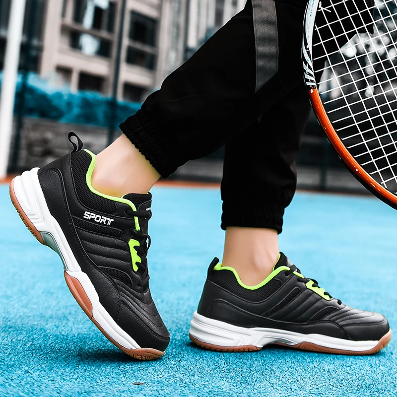 High Quality Professional Men Tennis Shoes Indoor Tennis Training  Male Sports Sneakers Outdoor Breathable Jogging Athletic Shoe