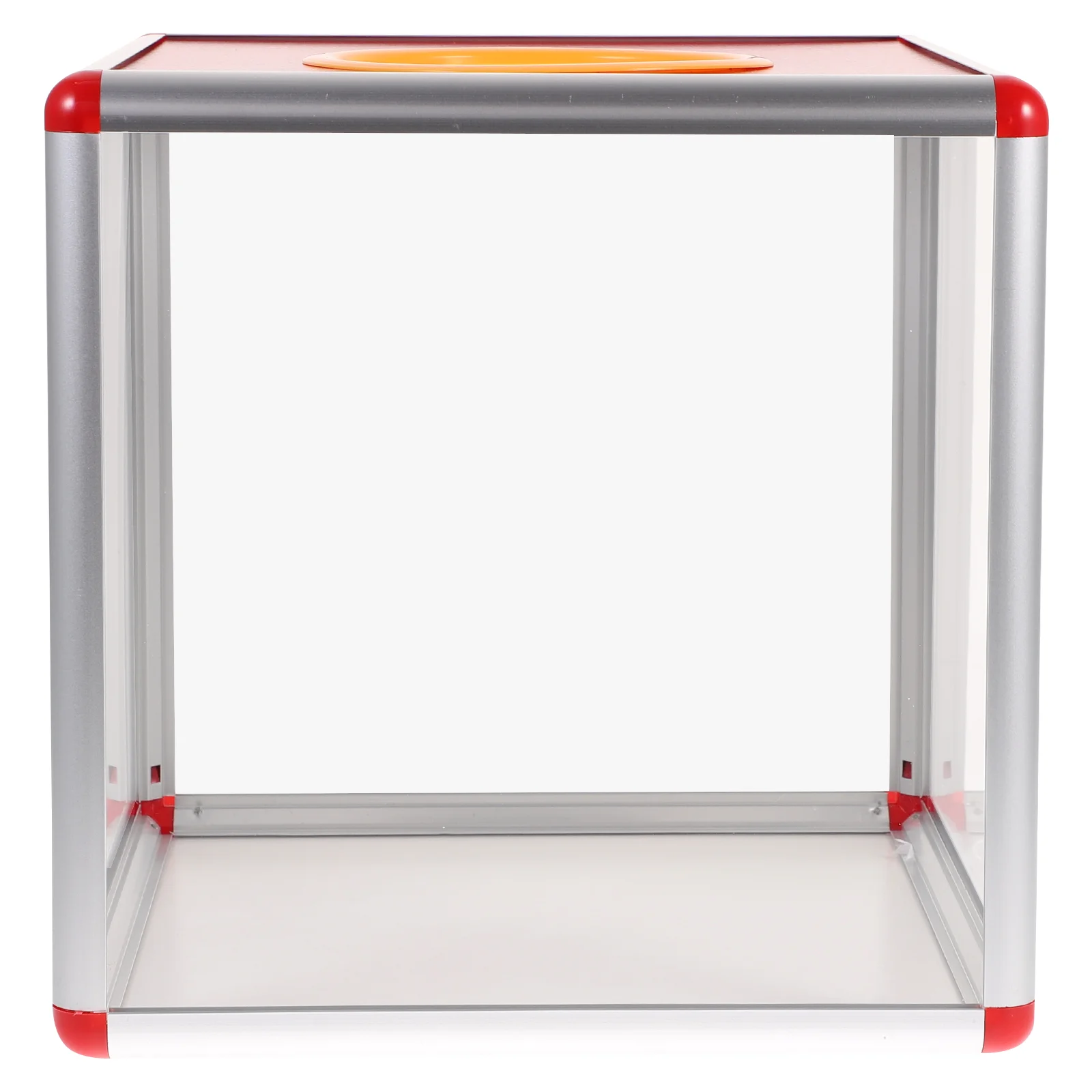 

Plastic Container Lottery Box Suggestion Mailbox Case Display Aluminum Alloy Office