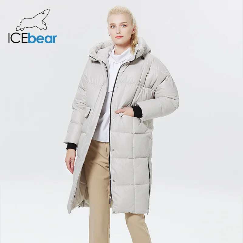 Женская зимняя куртка ICEbear с капюшоном