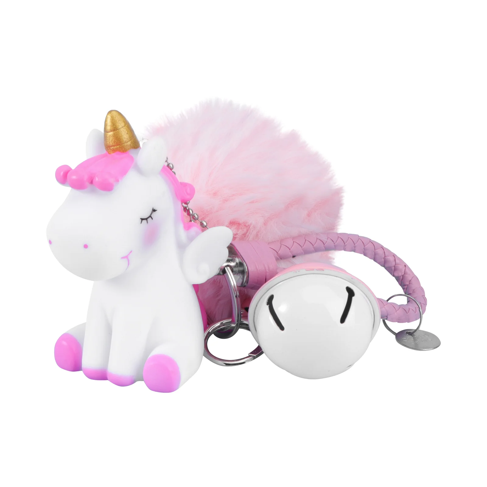 

Keychain Key Keyring Pendantbag Chain Holder Ring Charm Hanging Keychains Animal Pom Rainbow Cartoonpuff Bell Unique Pompom