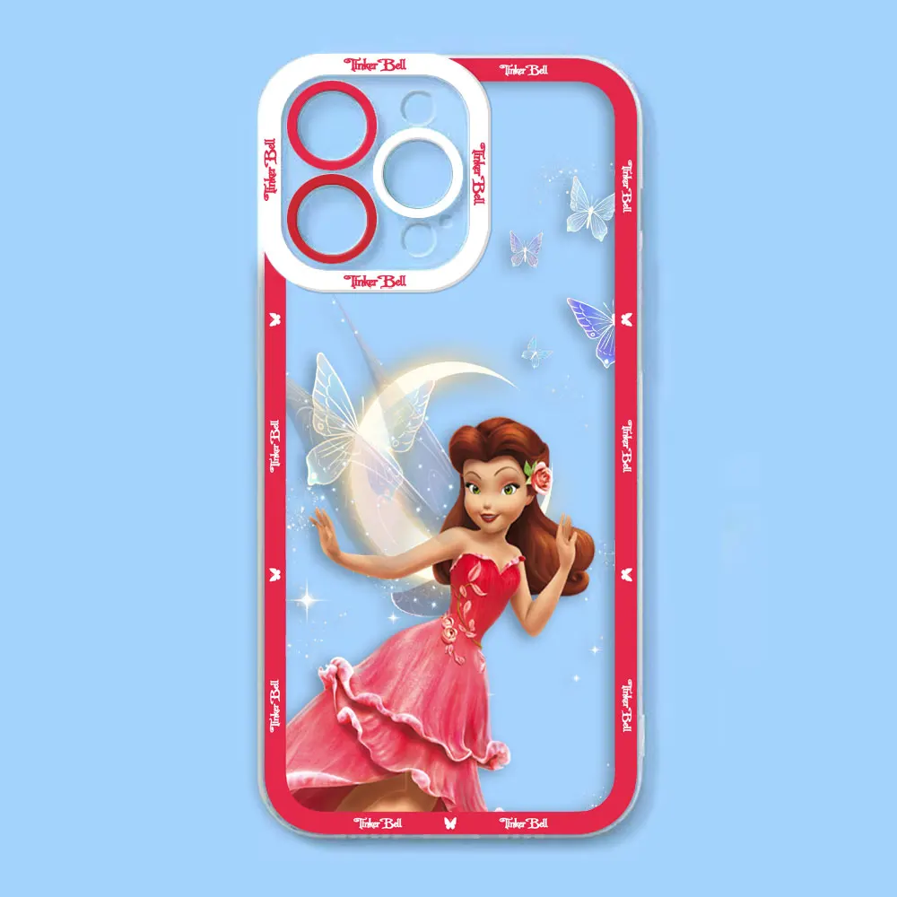 Прозрачный чехол для телефона Disney Elf Tinker Bell для Infinix TECNO POVA 2 3 5 SMART 6 7 8 ПРИМЕЧАНИЕ 10 11 12 G96 30 30I 40 КАМОН 19 20 (art.: 3920cebfb9a5f) - 3920cebfb9a5f