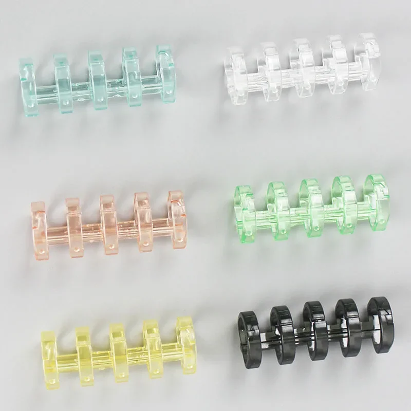 

10 шт., кольцо для блокнота с 5 отверстиями