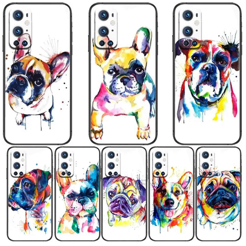 

French Bulldog Dog Pug For OnePlus Nord N100 N10 5G 9 8 Pro 7 7Pro Case Phone Cover For OnePlus 7 Pro 1+7T 6T 5T 3T Case