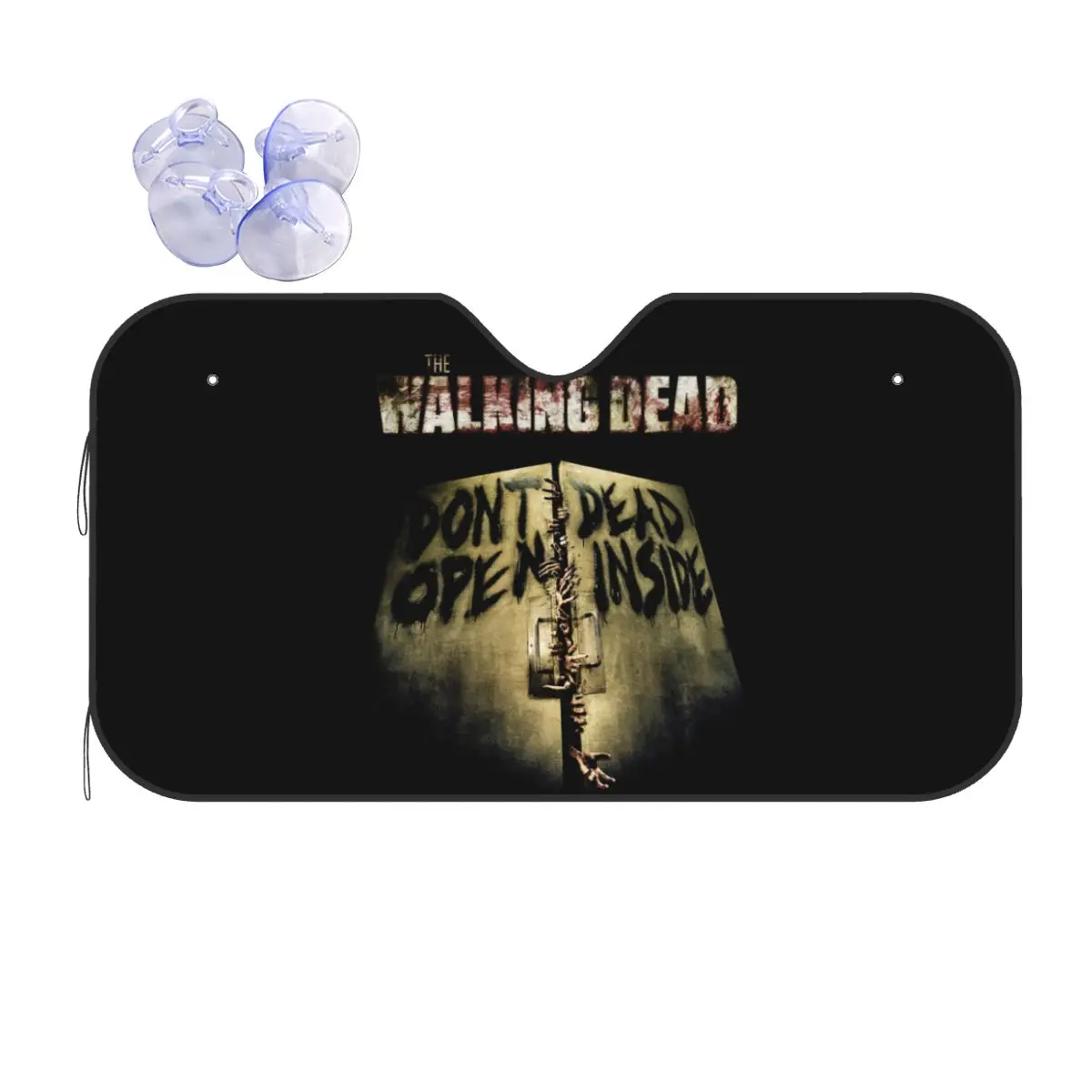 

The Walking Dead Windshield Sunshade Horror Zombie Funny Car Front Windshield 76x140cm Sun Visor Ice Shield Dust Protection