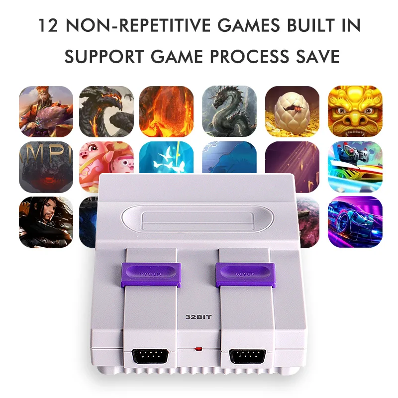 32-битная ностальгическая ТВ-видео игровая консоль с поддержкой 4K HDMI TV и