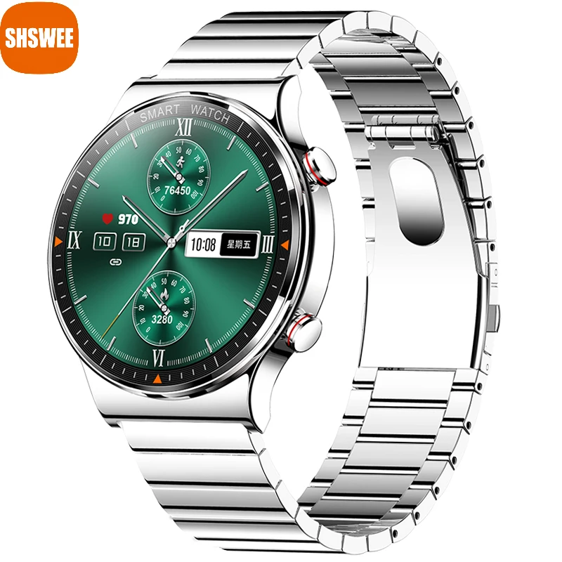 

Smart Watch Men Waterproof Sport Fitness Tracker Stainless Steel Strap Smartwatch Download music+Box For Xiaomi Huawei
