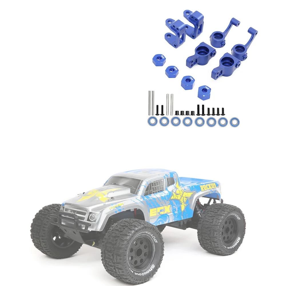 Магнитный блок Задняя Ступица и шестигранные адаптеры для 1/10 ECX 2WD серии Ruckus Torment