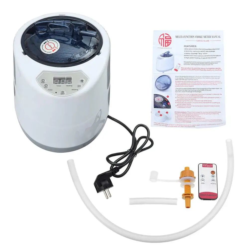 

2.0L Sauna Generator For Sauna Spa Tent Body Therapy Home Steamer Therapy Fumigation Machine Suitable For Kitchen