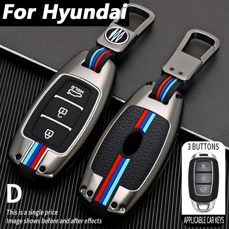 

Чехол для автомобильного ключа для Hyundai Ix35 KONA Encino Solaris Azera greataccent Santa Fe Palisa чехол из цинкового сплава