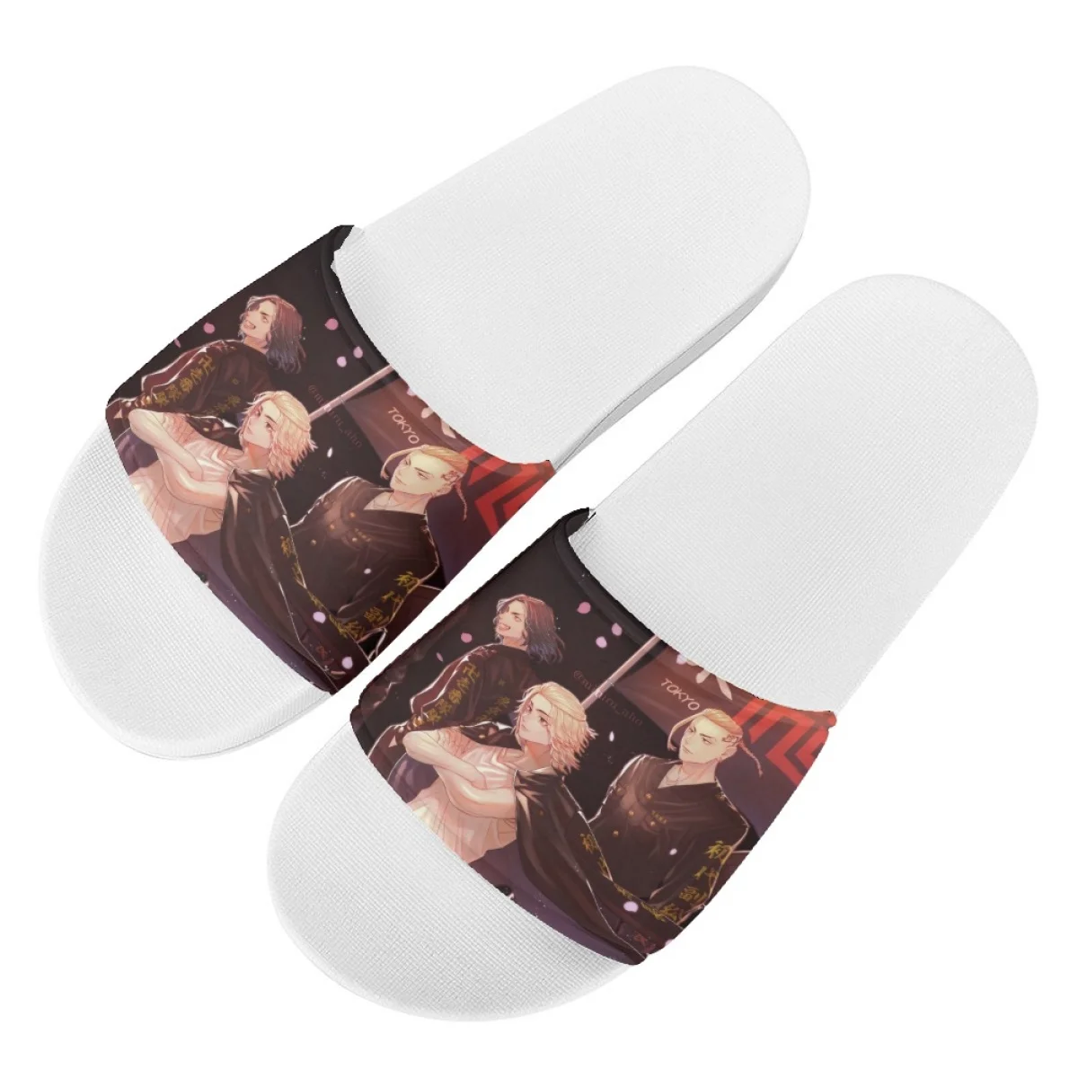 Tokyo Swastika Avengers Indoor Slippers New Fashion Bathroom Adults Children Flats Personalized Design Durable Holiday Gift Shoe