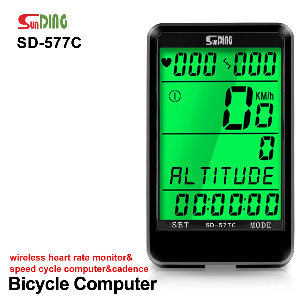 

Велосипедный компьютер, беспроводной счетчик, нагрудный монитор сердечного ритма, секундомер для измерения частоты вращения педалей, велосипедный спидометр, велосипедный компьютер