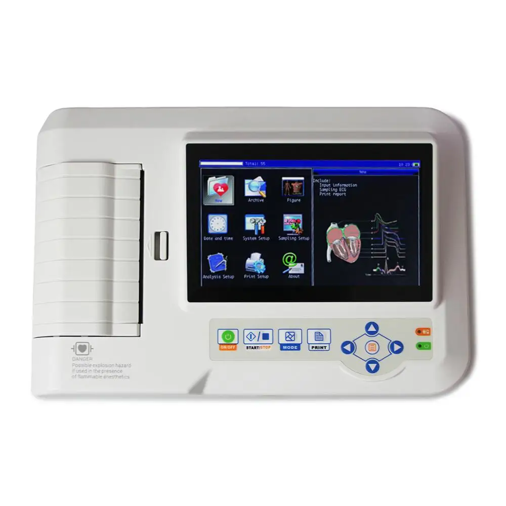 

CONTEC ECG600G portable digital ecg monitor medico cardiaca ecg maquina