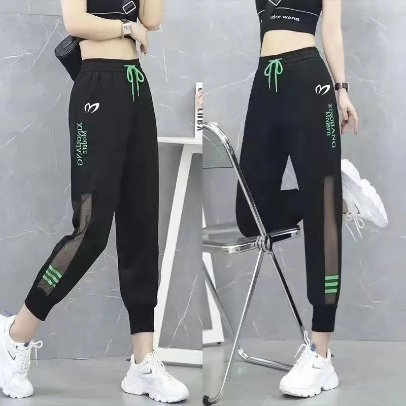 

women's golf wear summer horse Women's golf pants loose and fast drying mesh elastic waist women golf wear women golf clothing