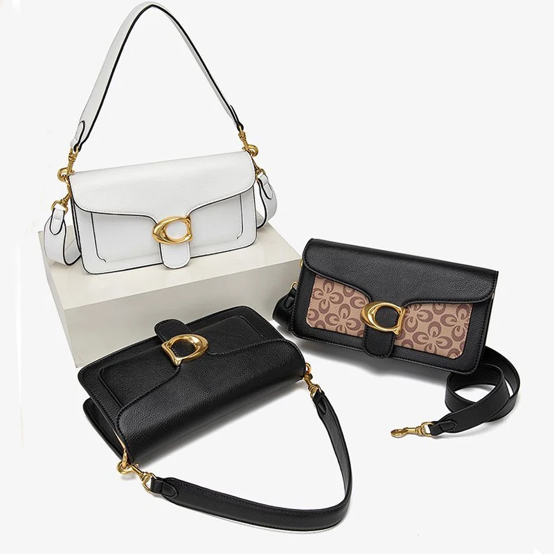 

Women's New Fashion Square Shoulder Bag Diagonal Straddle Luxury Designer Crossbody Bags For Women Famous Leather Handbag