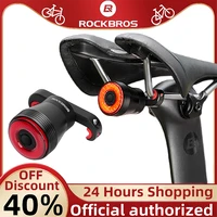 rockbros bicycle q5 tail light smart sensor brake light cycling gear night ride tail light usb led mtb bicycle accessories